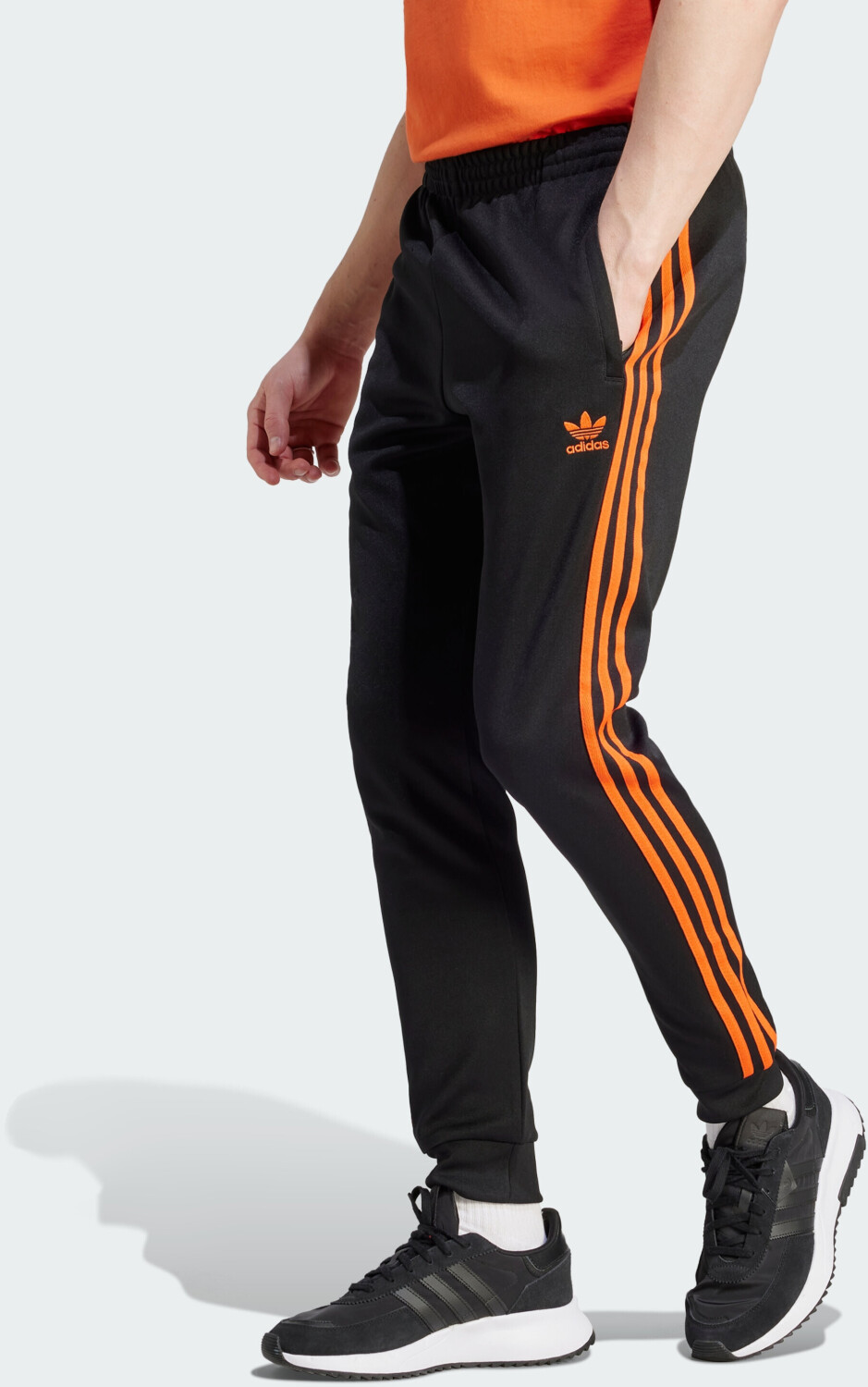 Adidas orange tracksuit pants deals