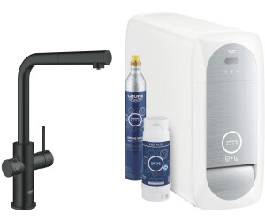 GROHE Blue Home Starter Kit L - pull-out spray black velvet 