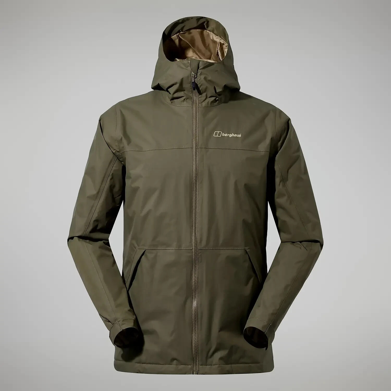 Image of Berghaus Deluge Pro 2.0 Insulated Waterproof Jacket Green