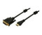LogiLink CH0013 - HDMI/DVI Kabel, 2x Ferrit, bidirektional, 1080p, 3 m