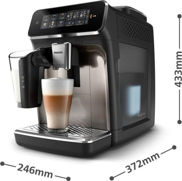 Philips Series 3300 Latte Go EP3347/90 Schwarz verchromt, Bild 2