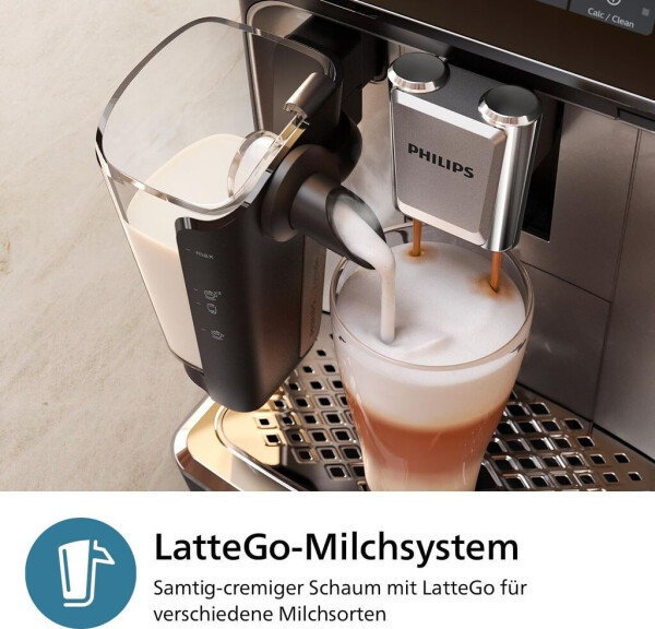 Philips Series 3300 Latte Go EP3347/90 Schwarz verchromt, Bild 12
