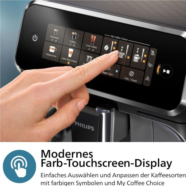Philips Series 3300 Latte Go EP3347/90 Schwarz verchromt, Bild 8
