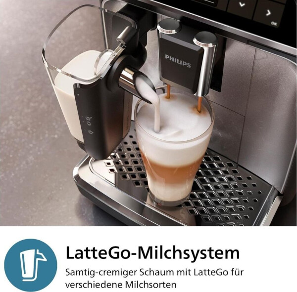 Philips Series 3300 Latte Go EP3347/90 Schwarz verchromt, Bild 9