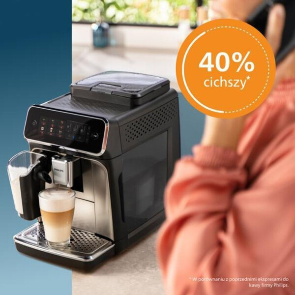 Philips Series 3300 Latte Go EP3343/50 weiß Klavierlack-Schwarz, Bild 12
