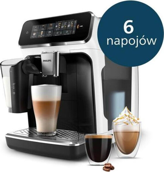 Philips Series 3300 Latte Go EP3343/50 weiß Klavierlack-Schwarz, Bild 9