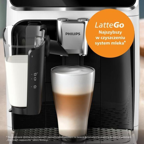 Philips Series 3300 Latte Go EP3343/50 weiß Klavierlack-Schwarz, Bild 10