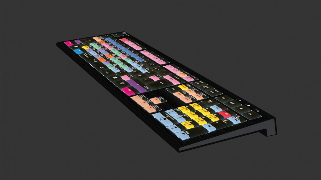 Logickeyboard Adobe Photographer ASTRA 2 Backlit Keyboard - PC [LKB