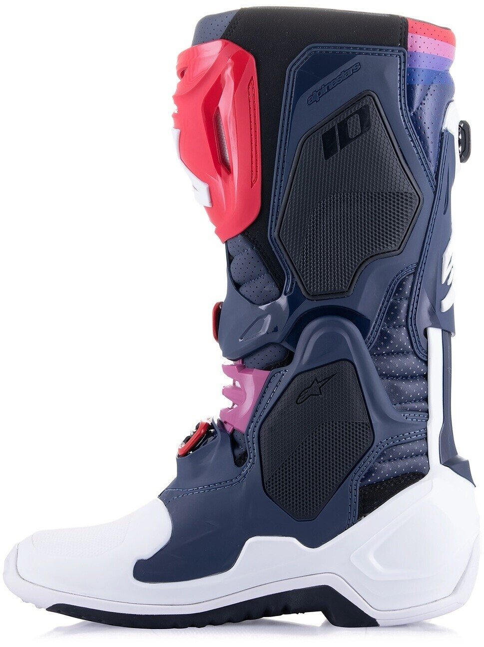 Alpinestars Bottes Tech 10 Supervented gris/blanc/rouge