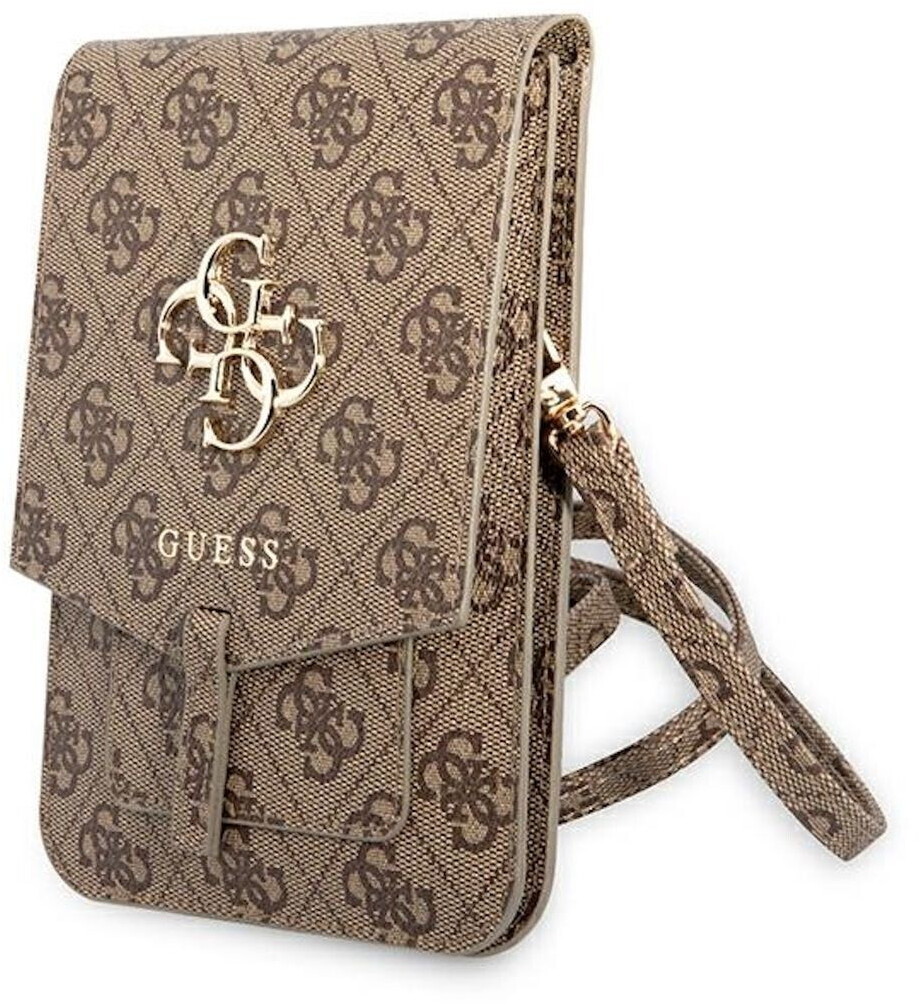 Guess PU 4G Metal Logo Phone Bag Brown ab 29 89 Preisvergleich bei idealo