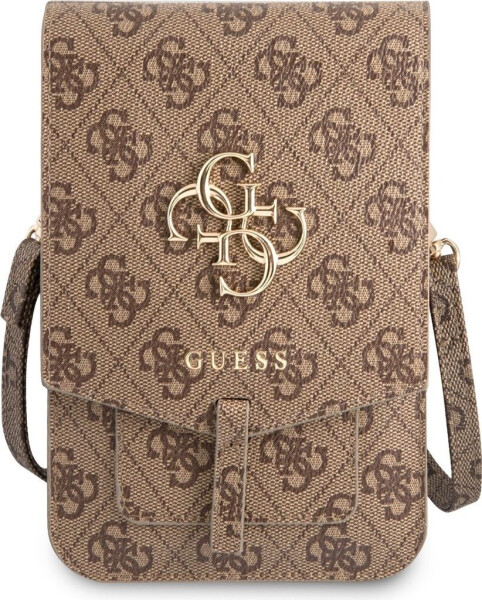 Guess PU 4G Metal Logo Phone Bag Brown, Bild 2