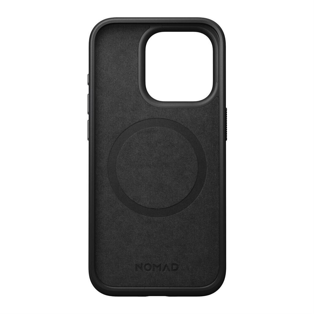 Nomad Goods Modern Leather Case Black iPhone 15 Pro