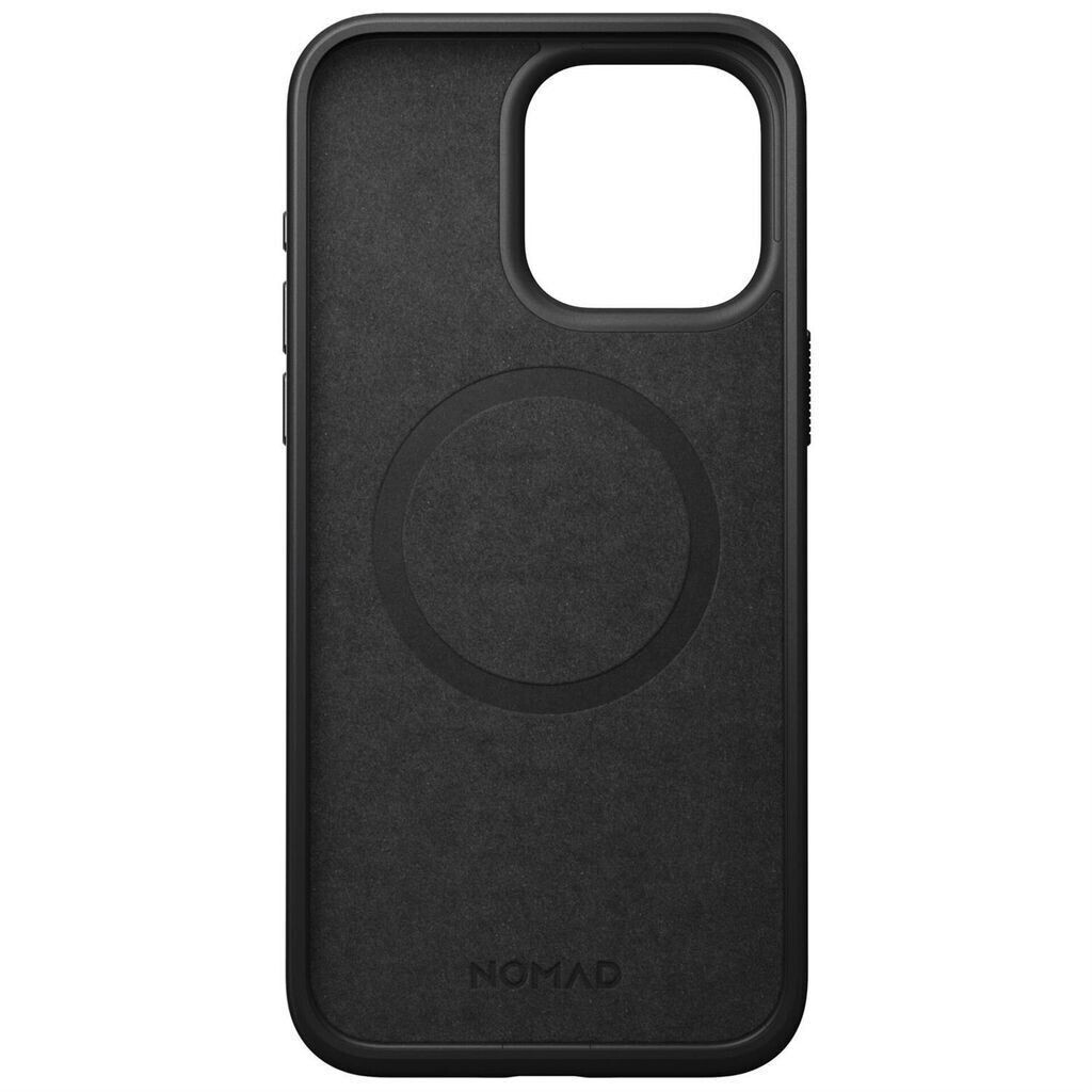 Nomad Goods Modern Leather Case Black iPhone 15 Pro Max