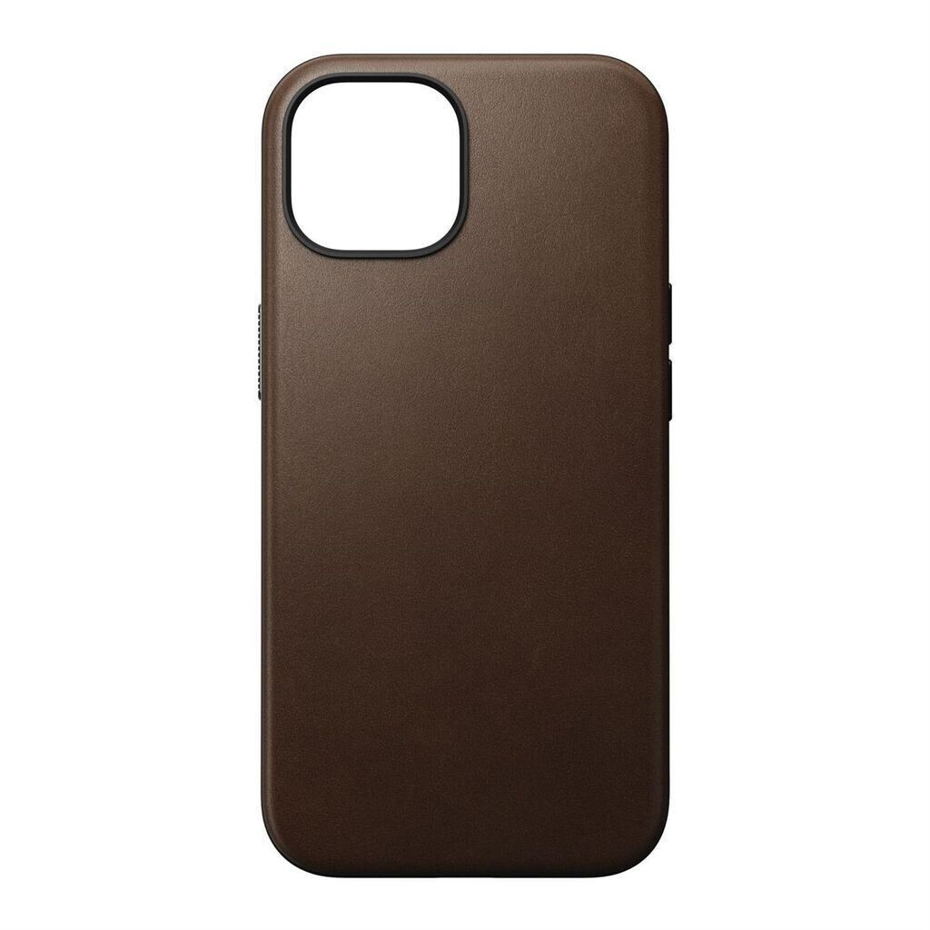 Nomad Goods Modern Leather Case Brown iPhone 15