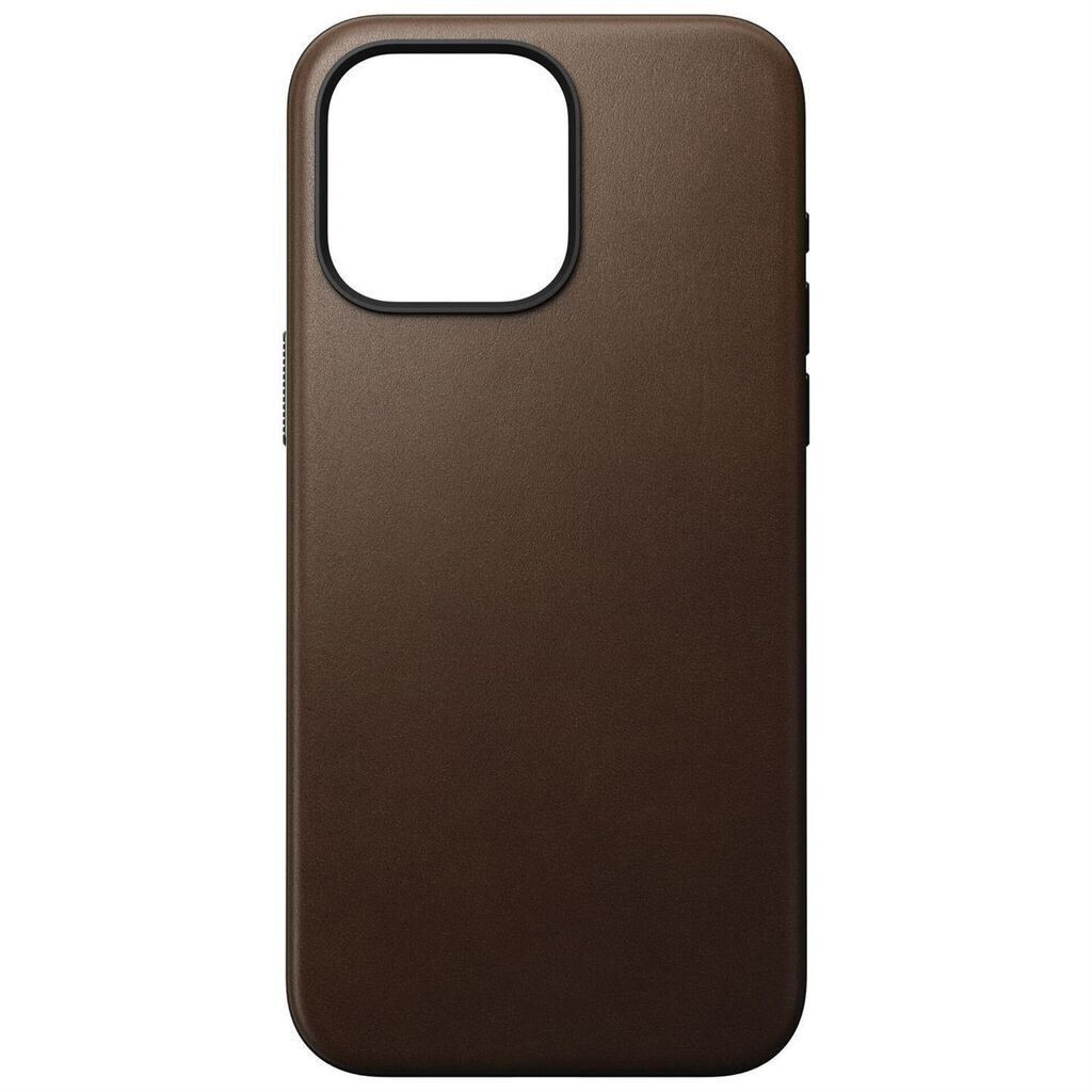 Nomad Goods Modern Leather Case Brown iPhone 15 Pro Max