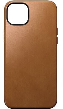 Nomad Goods Modern Leather Case English Tan iPhone 15 Plus