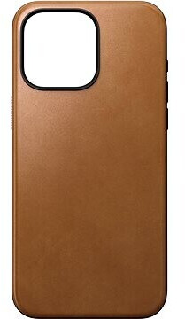Nomad Goods Modern Leather Case English Tan iPhone 15 Pro Max