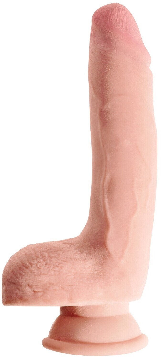 Pipedream King Cock Plus Triple Density 9 Suction Cup Balls beige