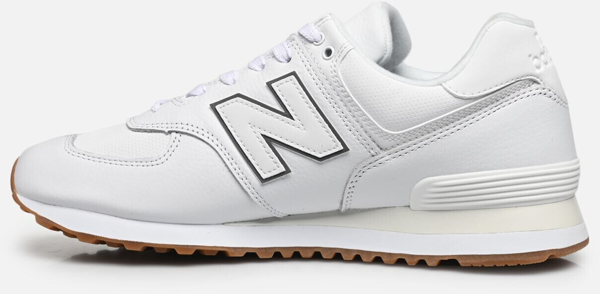 New Balance 574 Unisex U574 white white white au meilleur prix