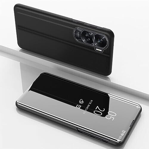Wigento Handyhülle Für Samsung Galaxy S24 Ultra View Spiegel Smart Cover  Wake UP Lila