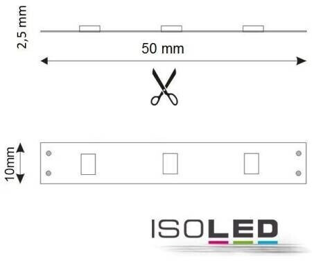 Bioledex LED Streifen 12V 5W/m 60LED/m 3000K 5m Rolle warmweiss