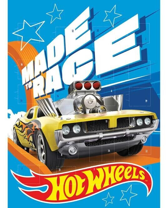 Hot Wheels Weihnachtskalender mit Schokoladenfüllung (2023) ab 1,99