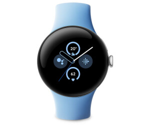 Google Pixel Watch 2 Bluetooth Polished Silver Sportarmband Bay ab