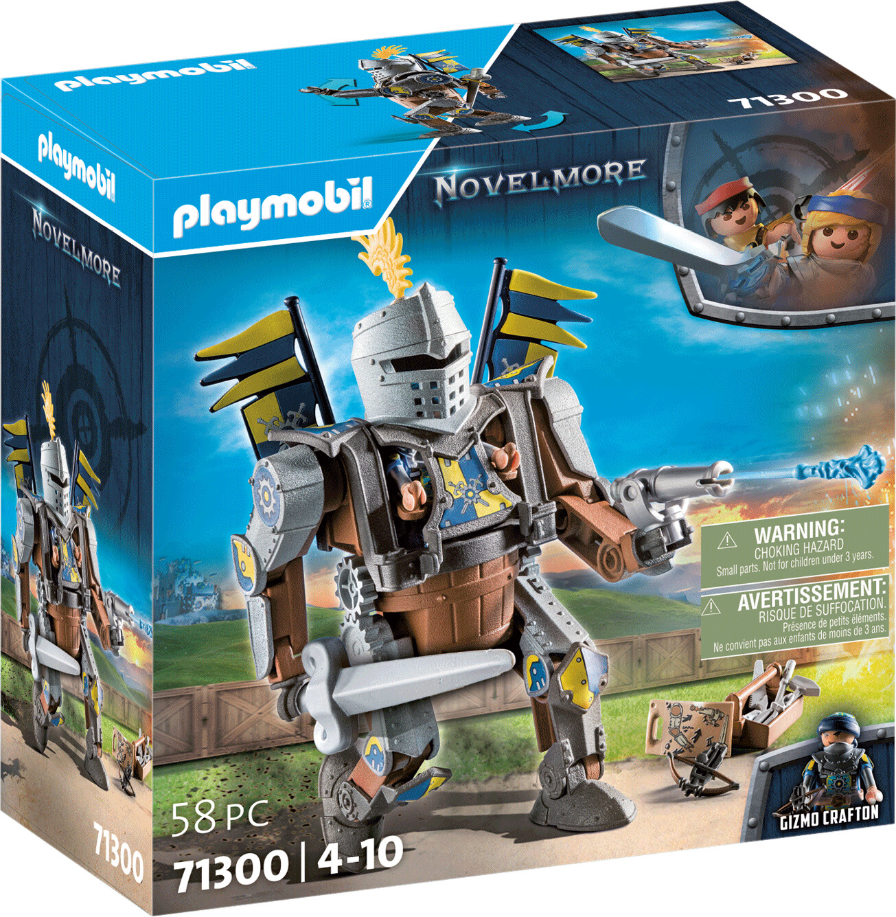 Soldes Playmobil Géant de combat Novelmore (71300) 2024 au