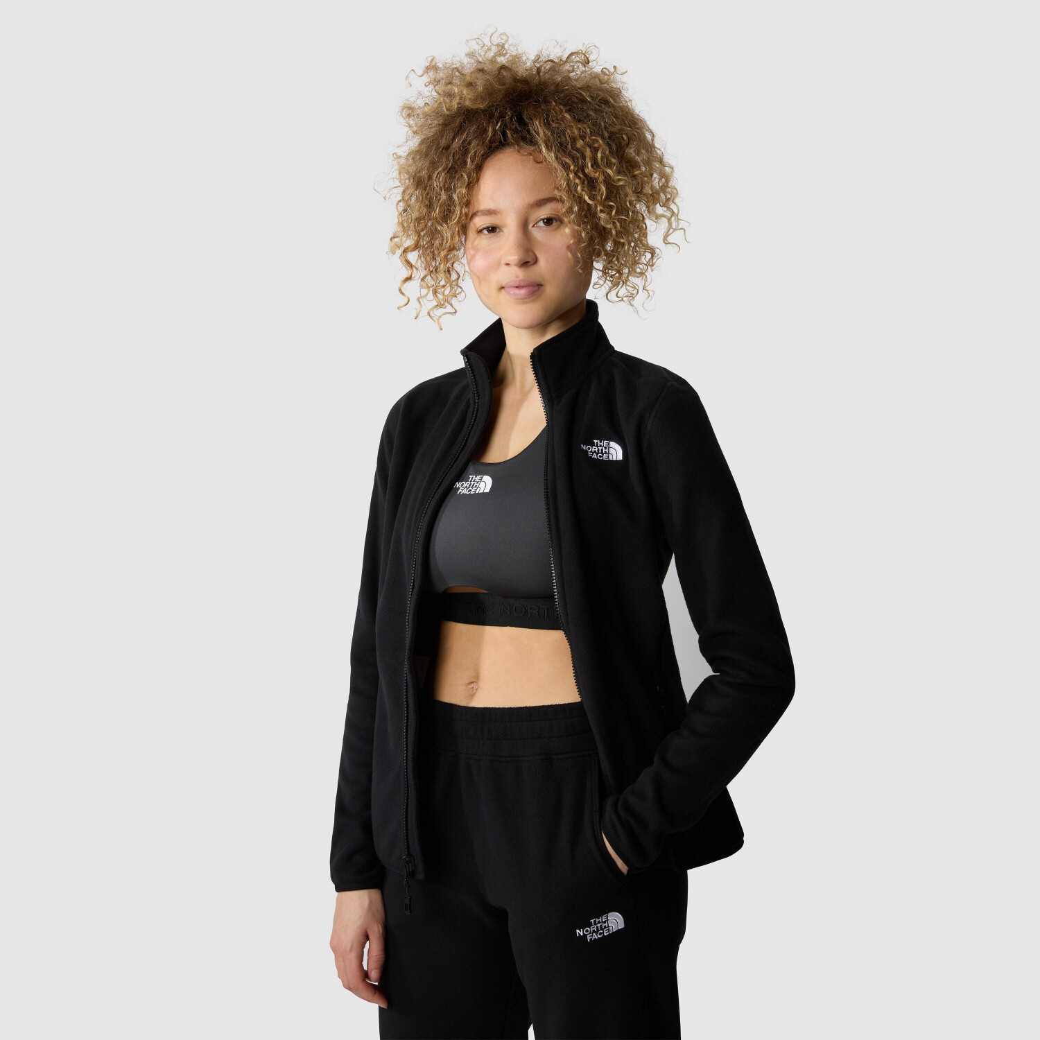 The North Face 100 Glacier Full Zip Fleece Women TNF black ab 58 94 Preisvergleich bei idealo