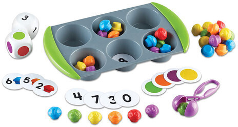 Learning Resources Mini Muffin Match Up Math Activity Set