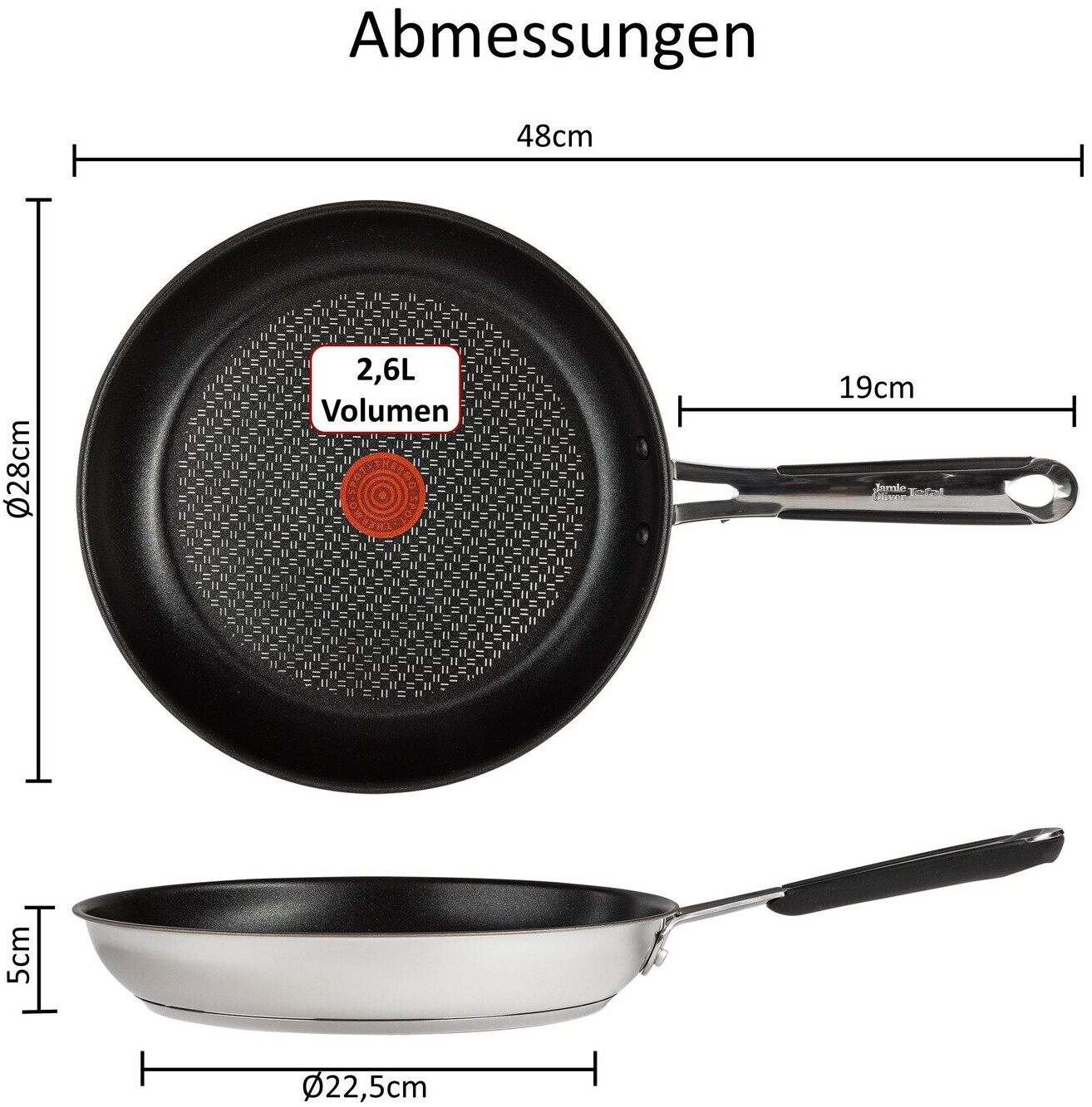 Tefal Jamie Oliver PfannenSet E76 Set13 ab 149,92 € Preisvergleich bei idealo.de