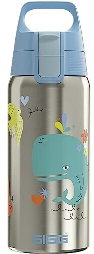 Photos - Water Bottle SIGG Shield Therm One  Whale Friend (0.5L)