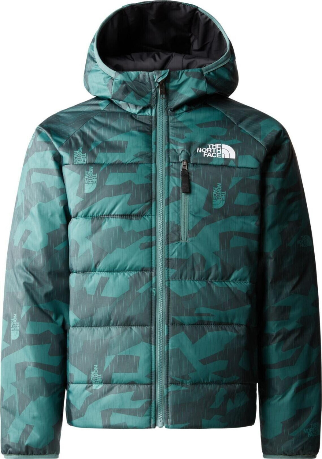 Black camo north face jacket sales