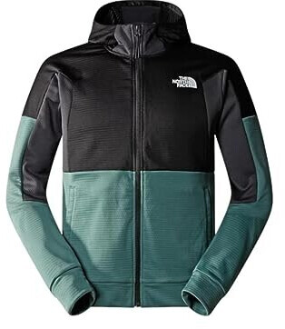 North face men's train on sale n logo full zip hoodie