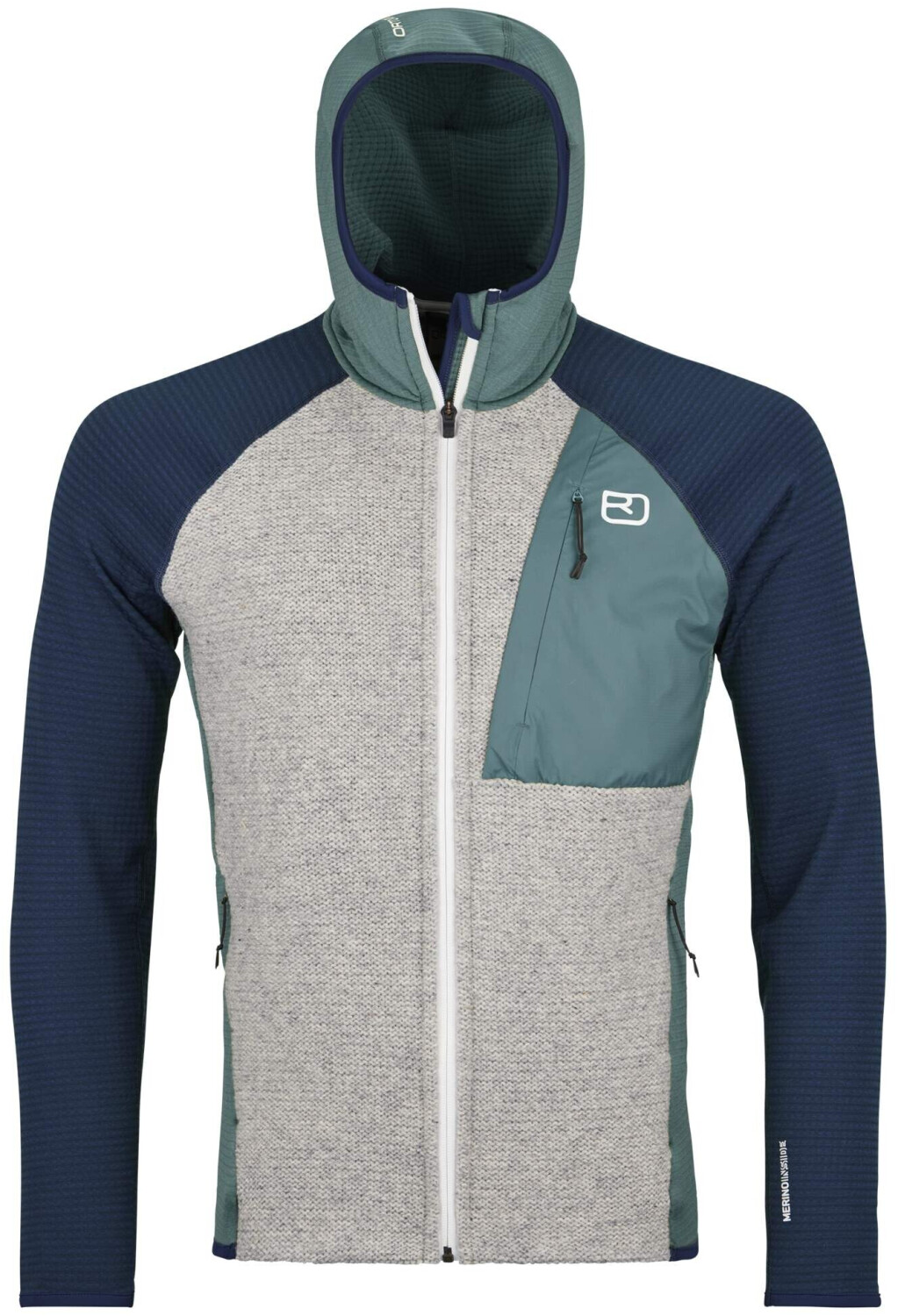 Ortovox Fleece GP Classic Knit Hoody M (87250) arctic grey