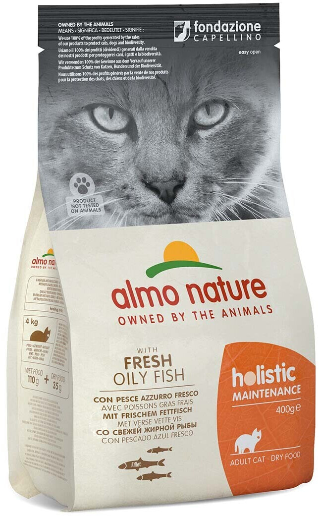 Almo Nature Holistic Maintenance KatzenTrockenfutter Fettfisch ab € 2,79 Preisvergleich bei