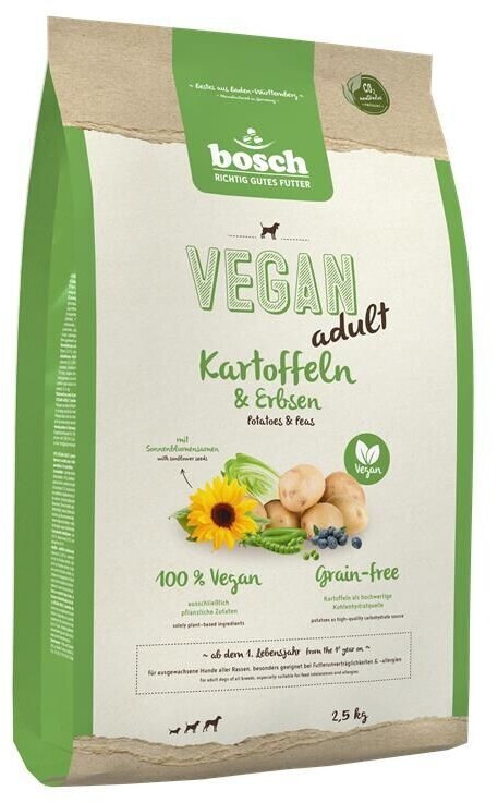 bosch HPC Vegan Adult dry dog food Potatoes & Peas 2,5kg