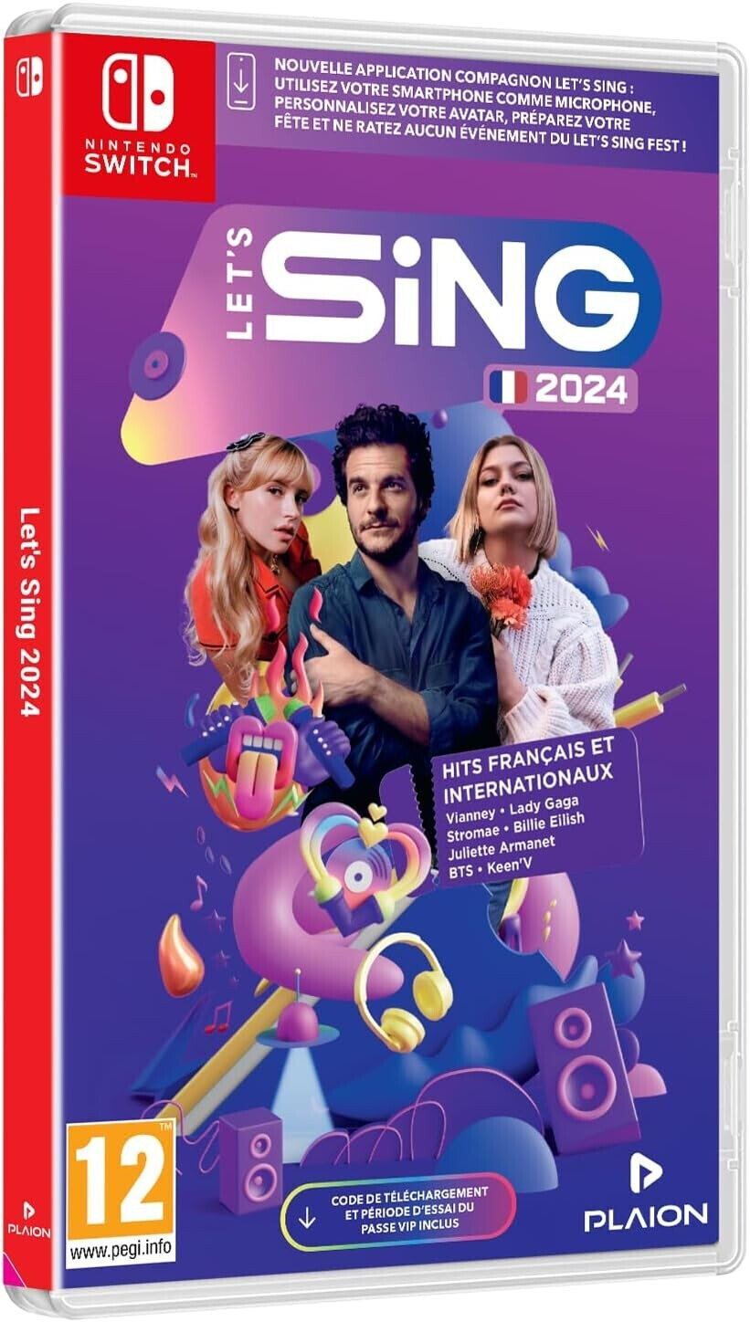 Let's Sing 2024 Hits Francais et Internationaux (Switch) au meilleur