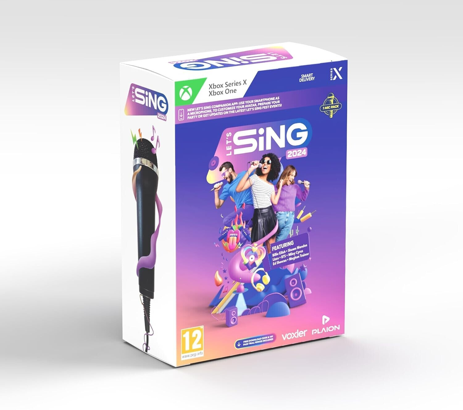 Let's Sing 2024 + 1 Microphone (Xbox One/Xbox Series X)