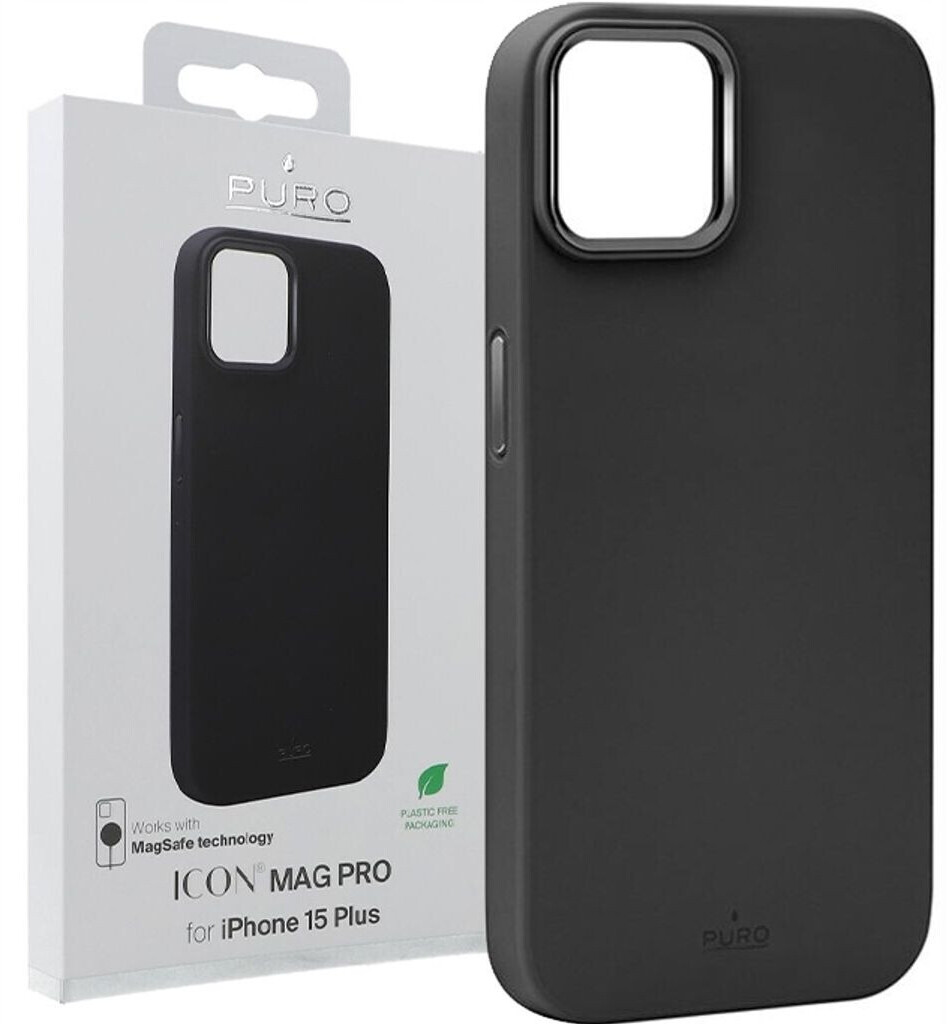 Puro Icon Mag Pro (iPhone 15 Plus) Black
