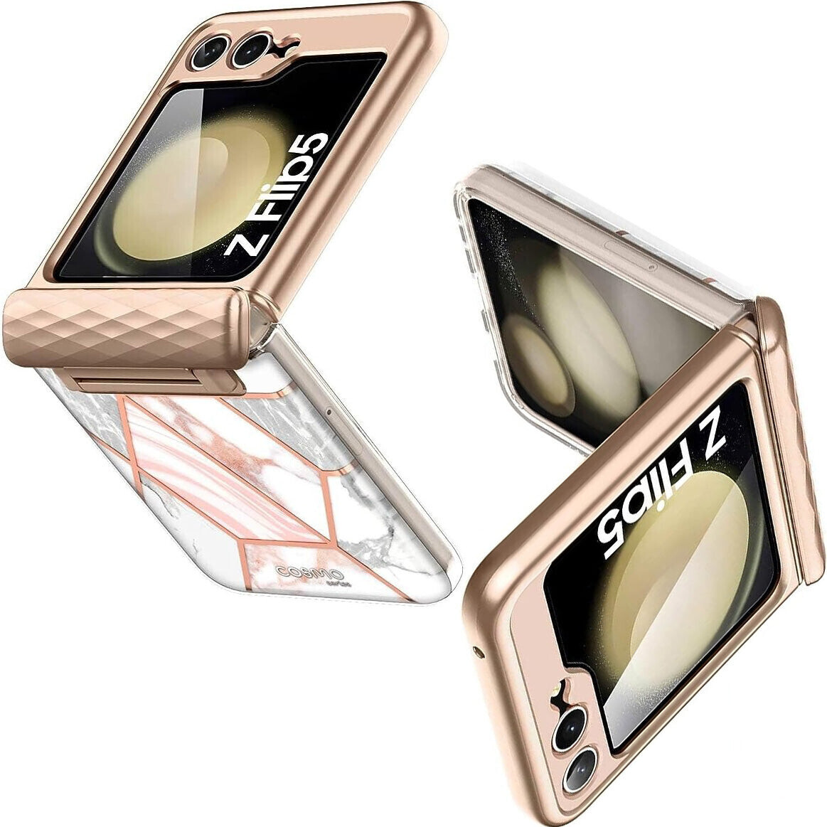 Supcase i-Blason Cosmo BackSP for Galaxy Z Flip5 Marmor-rosa