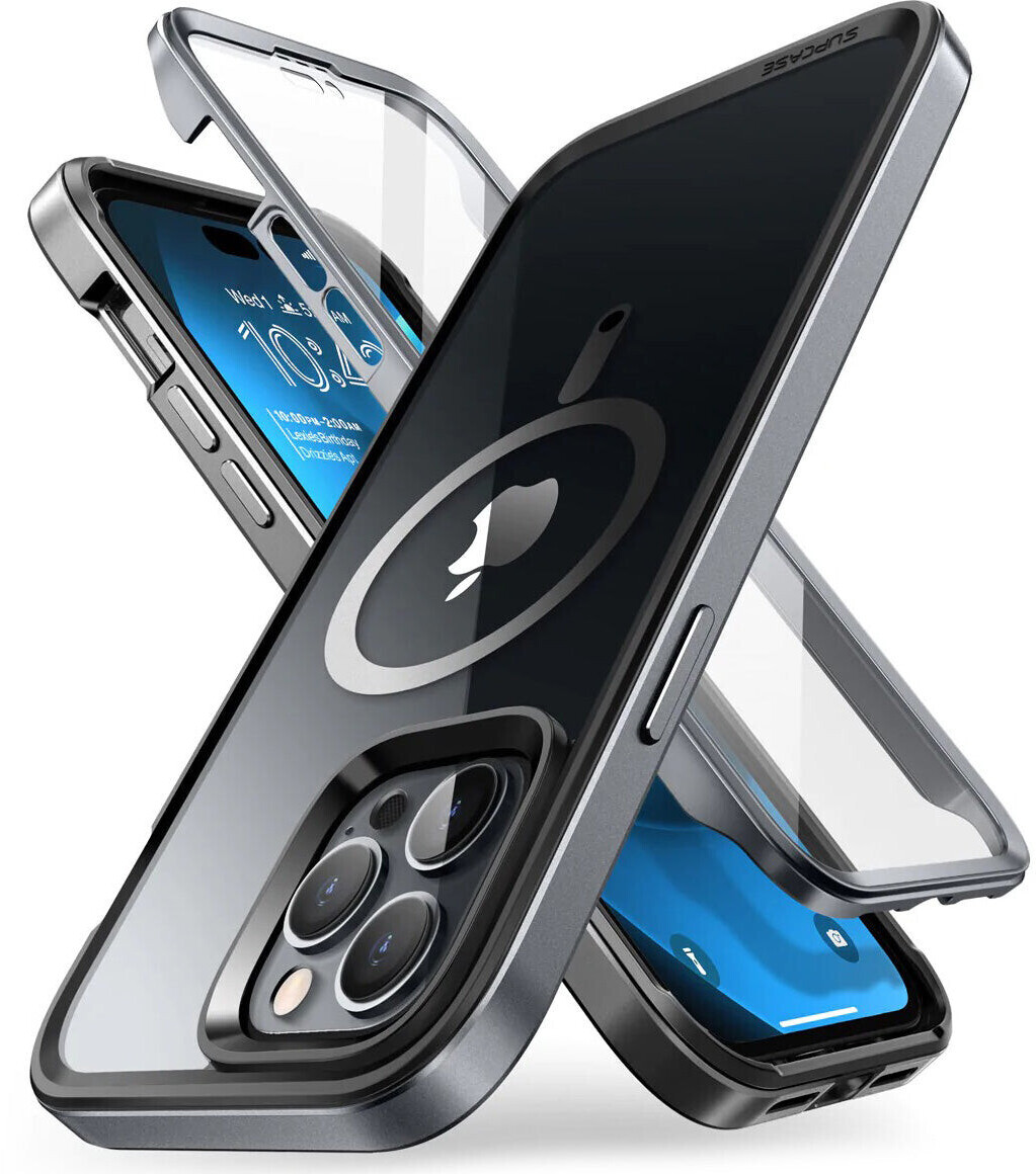 Supcase UB Edge Mag SP with MagSafe for iPhone 14 Pro Max Transparent-Black