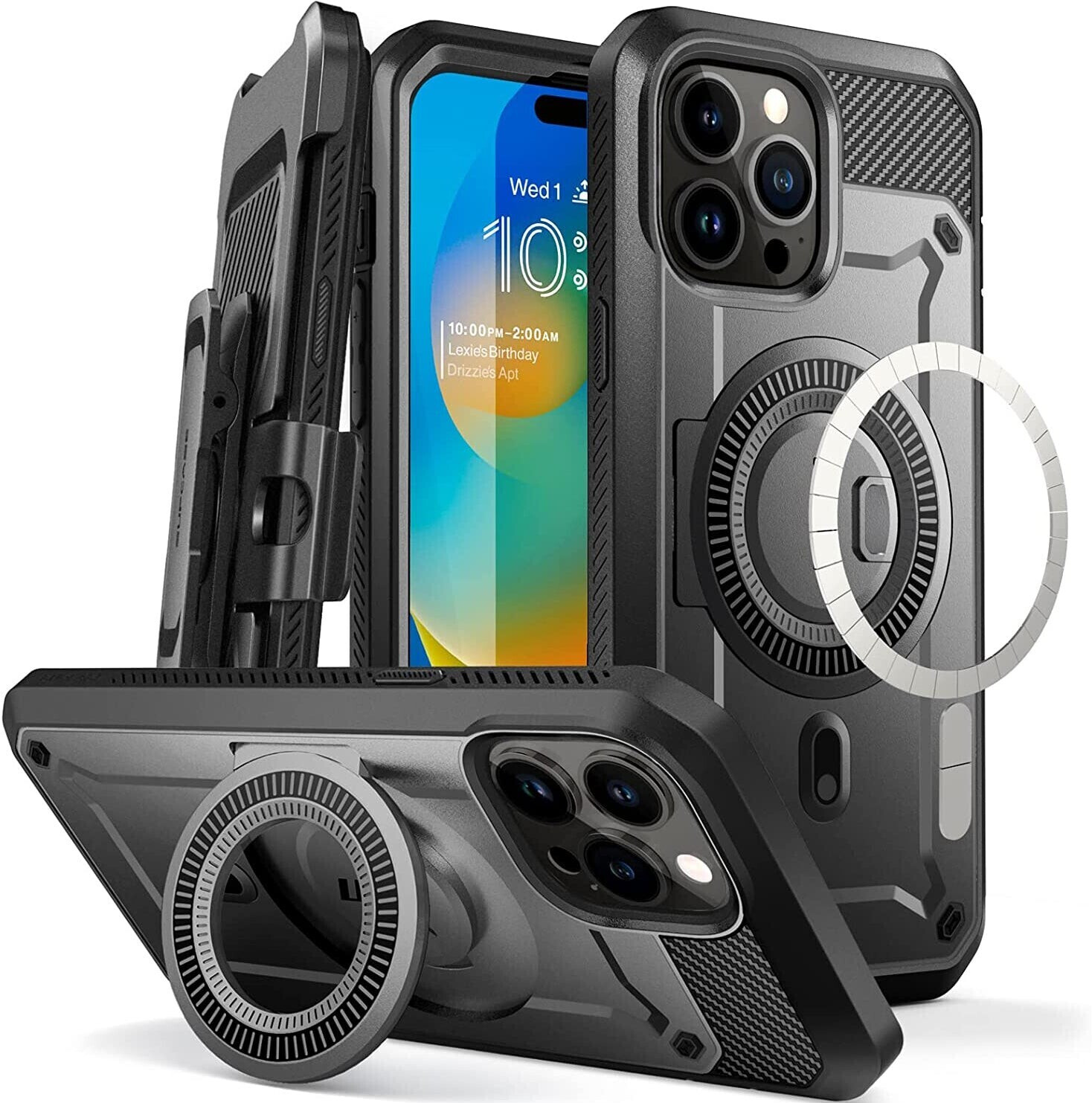 Supcase UB Pro Mag MagSafe SP for iPhone 14 Pro Max Black
