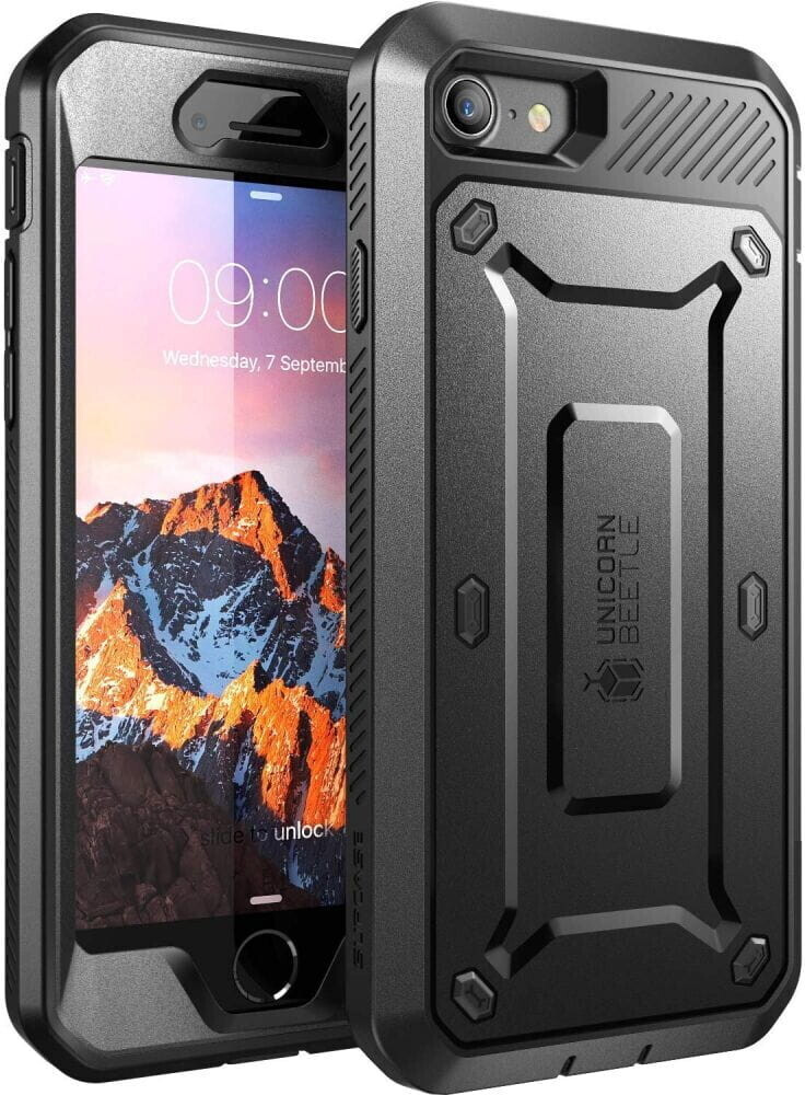 Supcase UB Pro SP (v2) for iPhone SE 2022/2020 8/7 Black