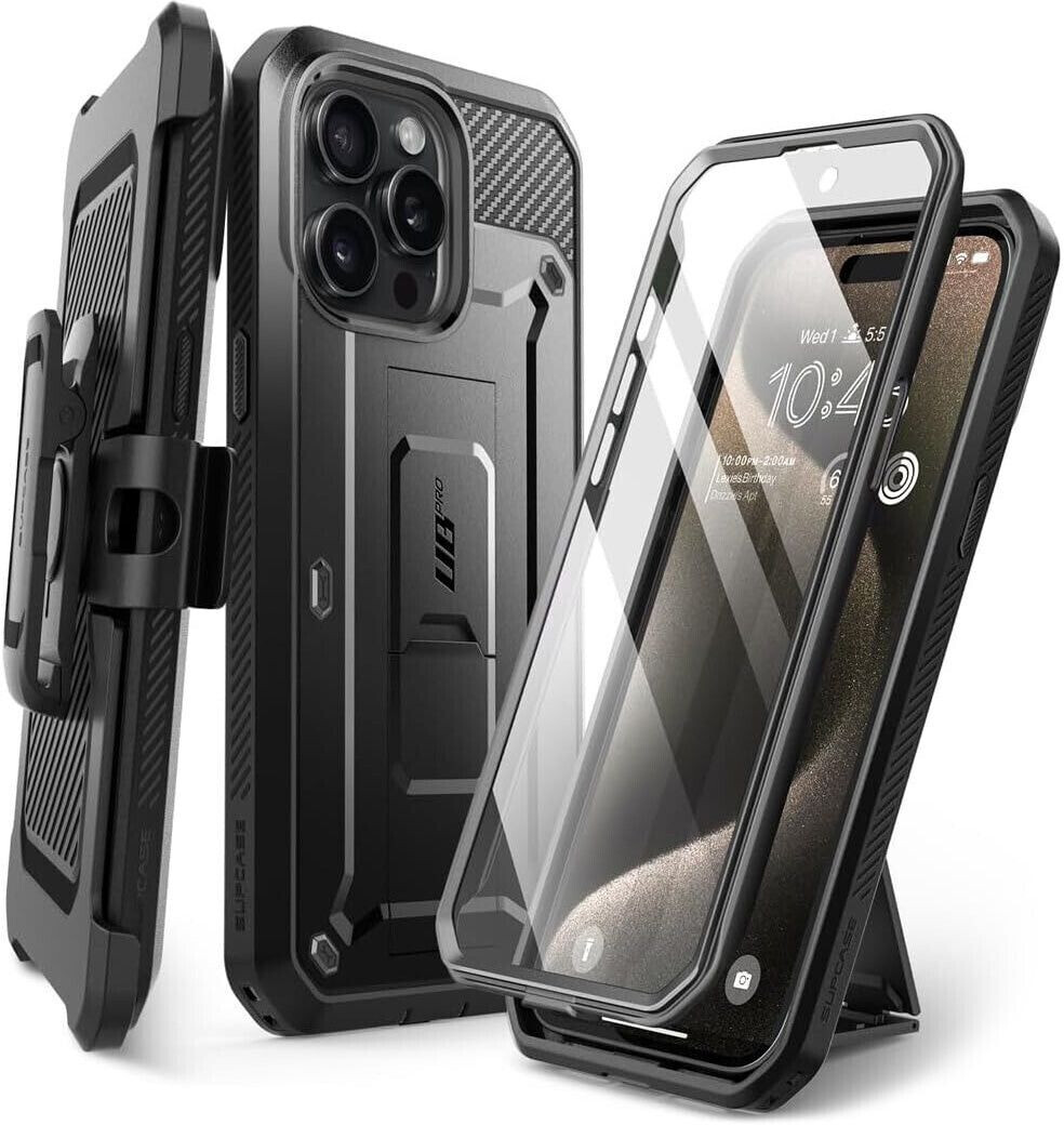 Supcase UB Pro SP for iPhone 15 Pro Black