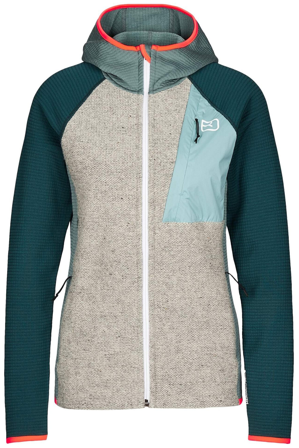 Ortovox Damen Fleecejacke Sale Ortovox Berrino Jacket W Petrol