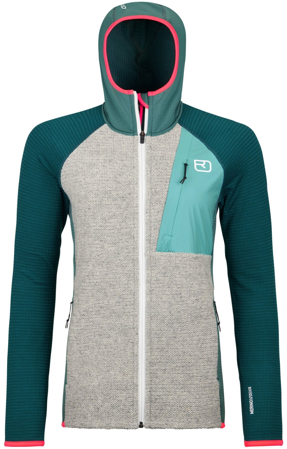 Ortovox Fleece GP Classic Knit Hoody W (87240) arctic grey