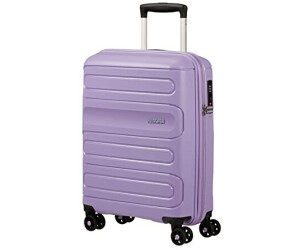 American tourister purple luggage top