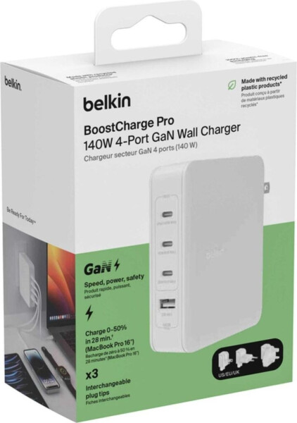 Belkin BoostCharge Pro 140-W-4-Port-GaN-Ladegerät, Bild 12