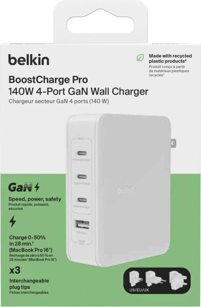 Belkin BoostCharge Pro 140-W-4-Port-GaN-Ladegerät, Bild 13
